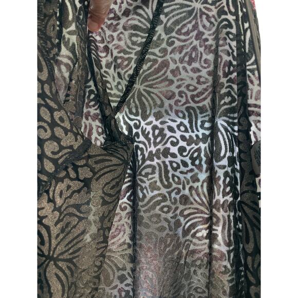 Catherine's Blk shift dress with floral jacket 2X 22/24W separates NWT - Picture 10 of 14